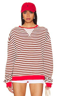 Free People x We The Free Classic Striped Crew in Coffee Combo from Revolve.com | Revolve Clothing (Global)
