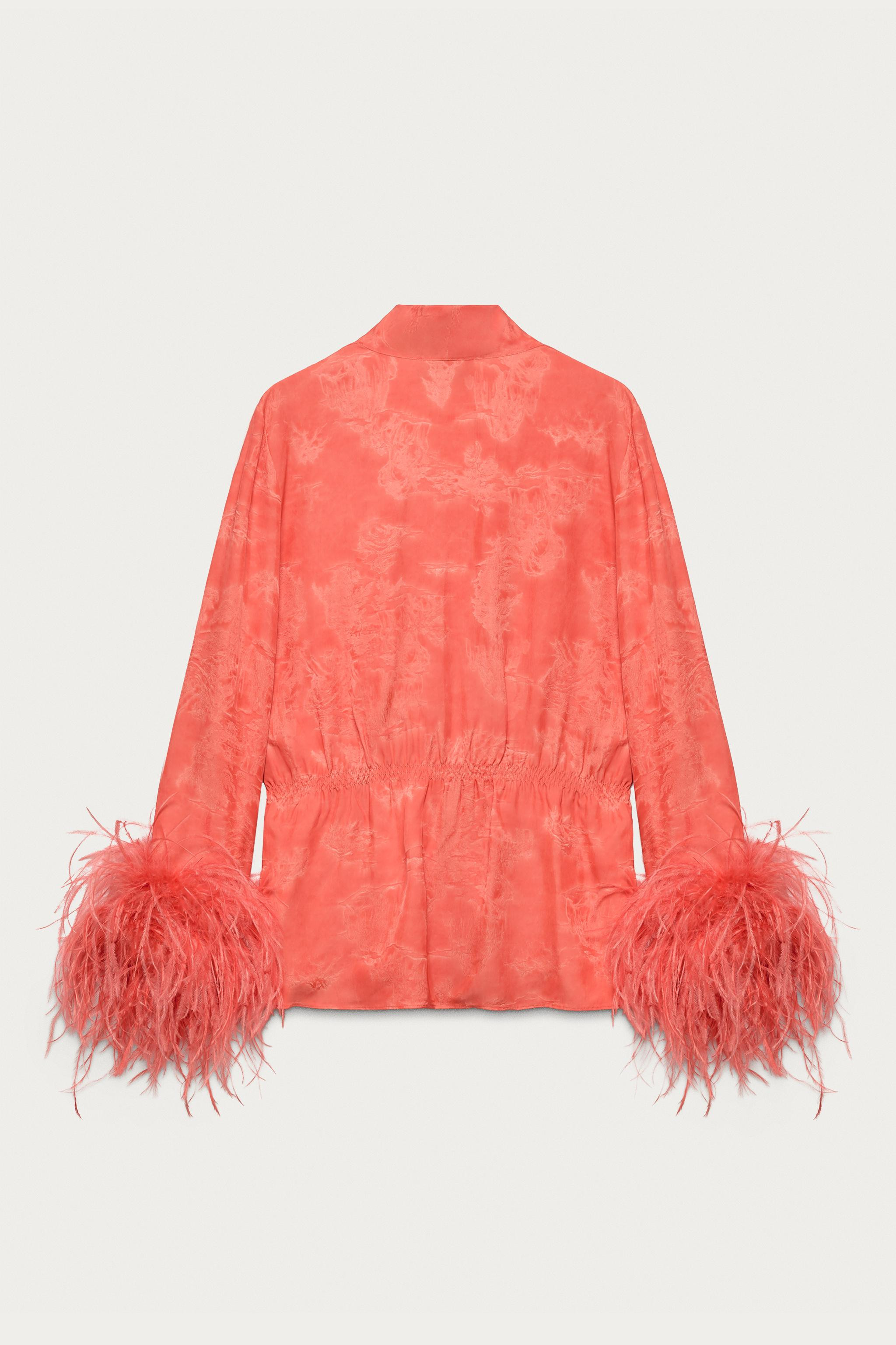 WICKELHEMD MIT FEDERN MARISA BERENSON X ZARA | Zara DE