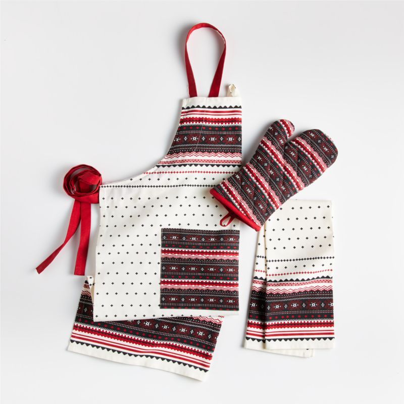 Nordic Apron Gift Set | Crate and Barrel | Crate & Barrel