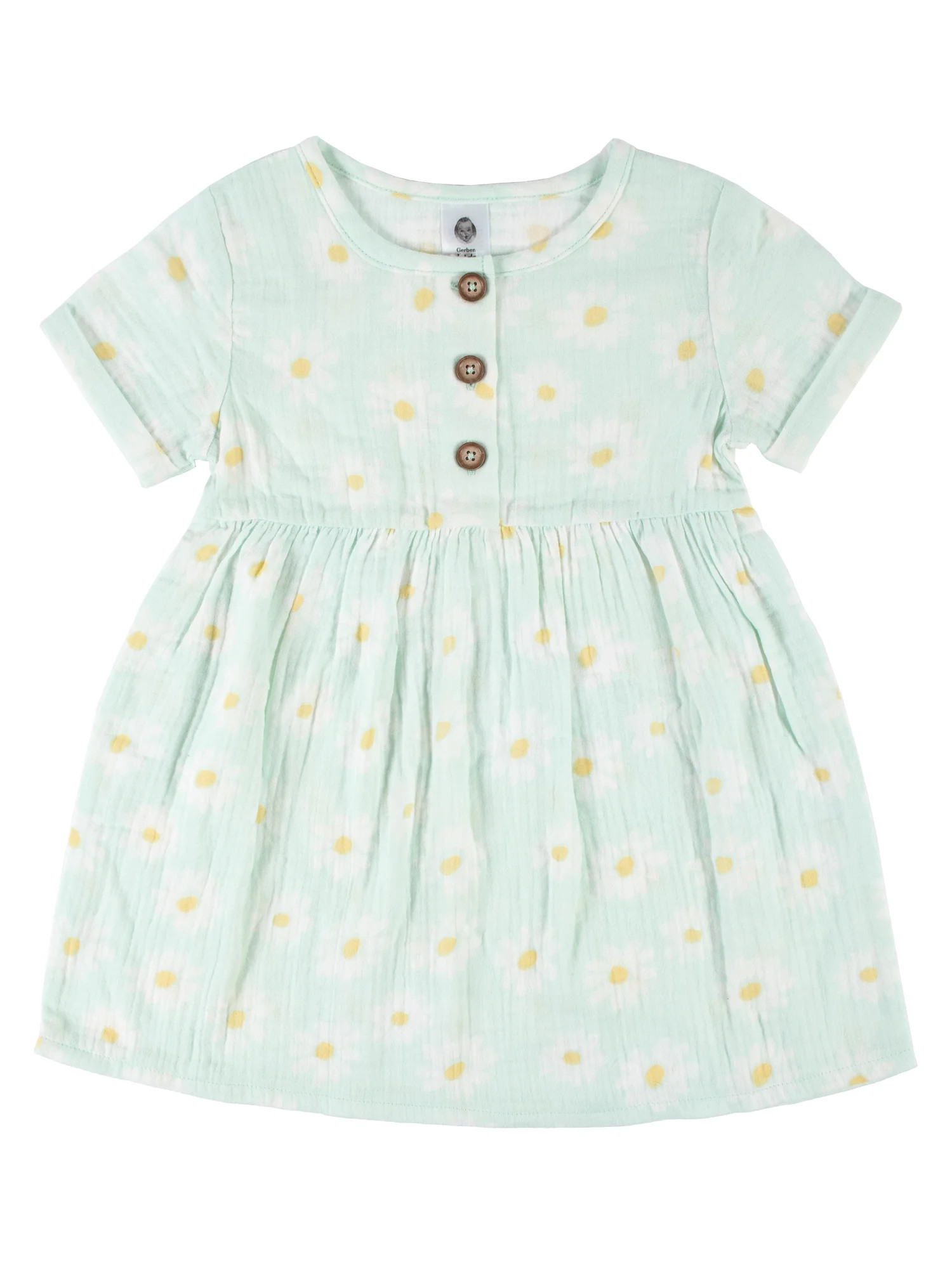 Modern Moments by Gerber Baby & Toddler Girls Short Sleeve Dress, (12M - 5T) | Walmart (US)