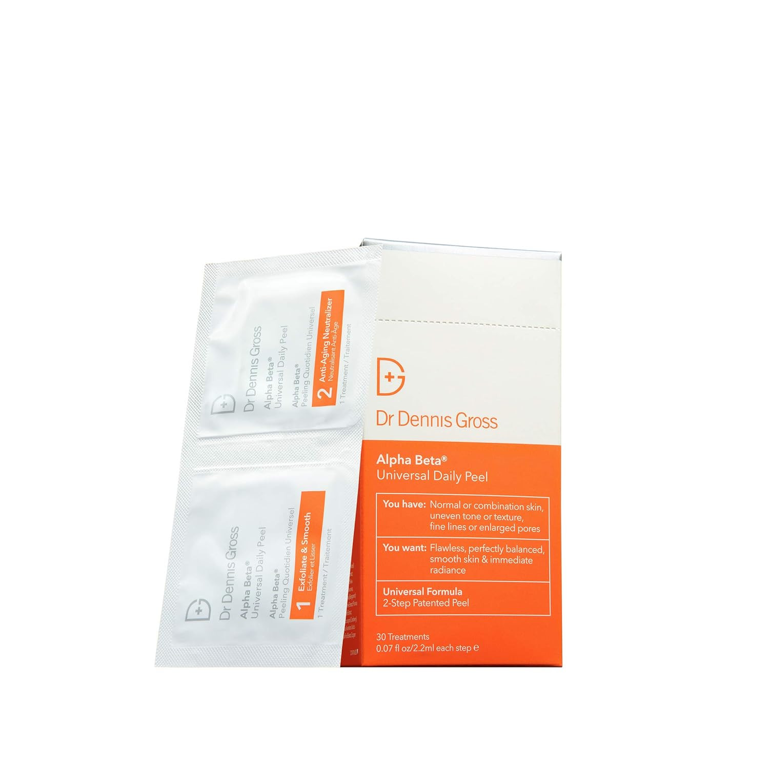 Dr. Dennis Gross Alpha Beta Universal Daily Peel: for Uneven Tone or Texture and Fine Lines or En... | Amazon (US)