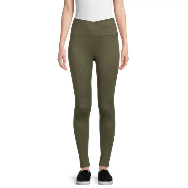 Avia Women's Fashion Crossover Leggings - Walmart.com | Walmart (US)