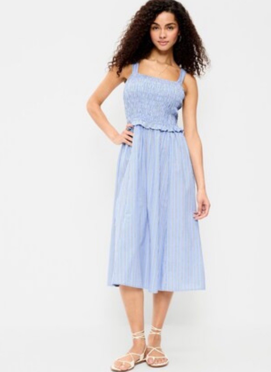 Old Navy has some cute dresses in stores and online that can be dressed up or down for any occasion  

#LTKSeasonal #LTKgrwm #LTKootd