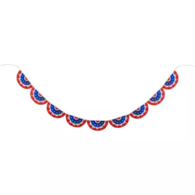 Northlight 9.75' Americana USA Flag Bunting Hanging Wall Banner | Belk