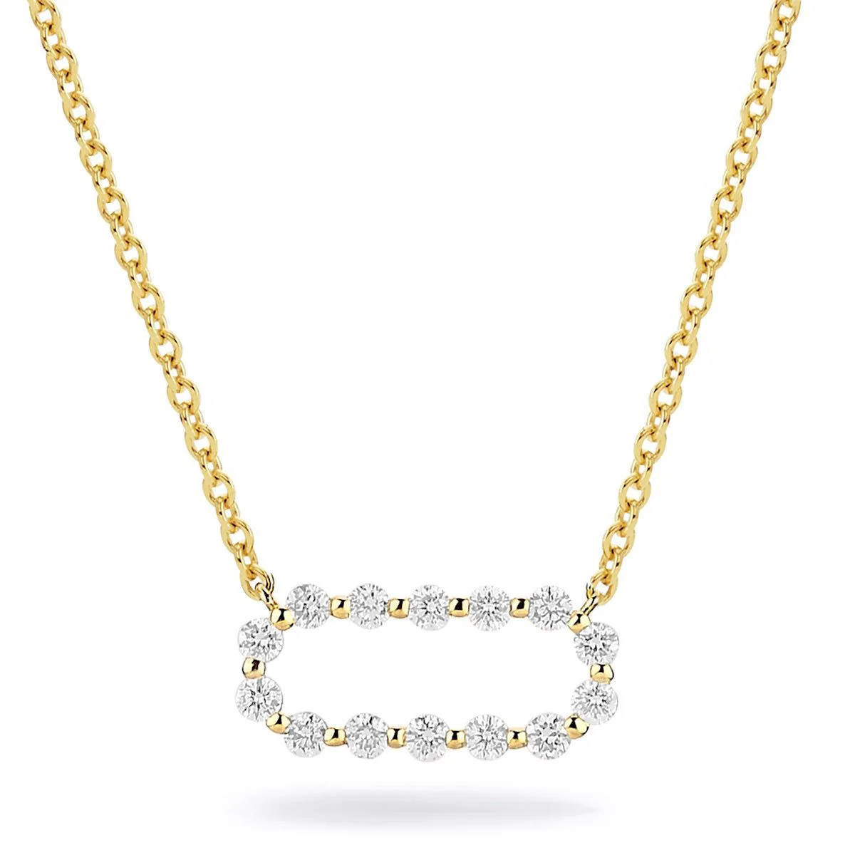 Cloud Pav\u00e9 Link Necklace | Michael M | Michael M. Collection