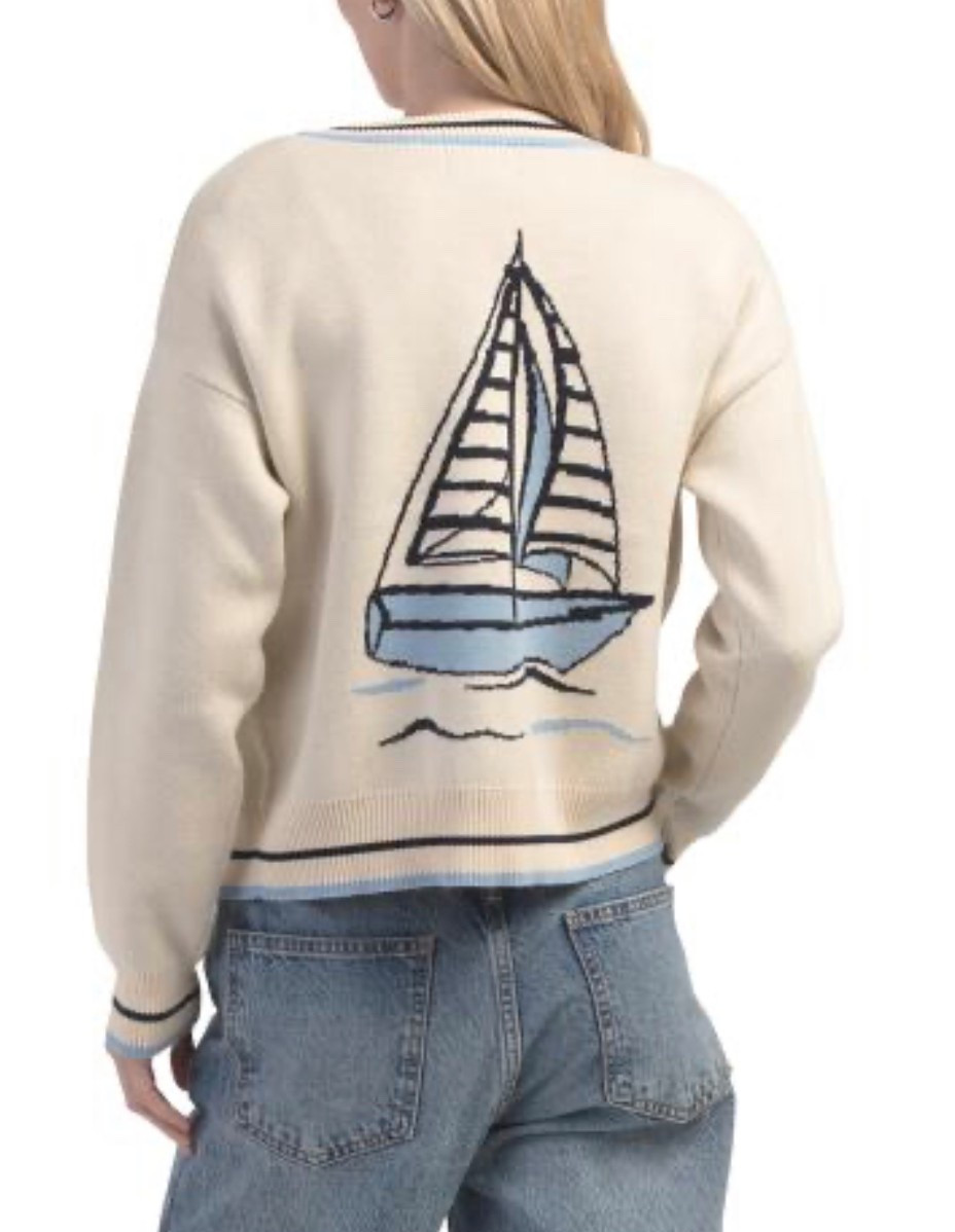 @TJ Maxx summer sweater!!! 

#LTKSeasonal #LTKOver40 #LTKootd