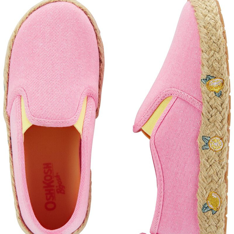 Sparkly Lemon Espadrille Slip-Ons | Carter's