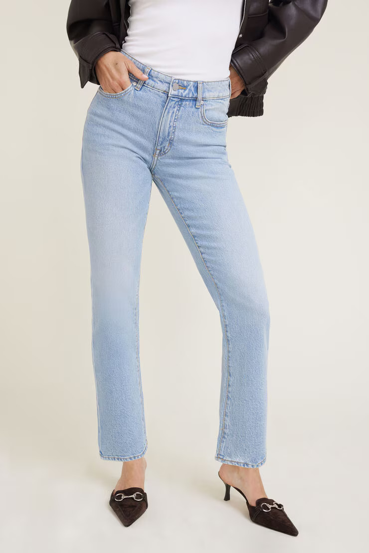 Frenchie High Rise Slim Leg Jeans | Dynamite Clothing