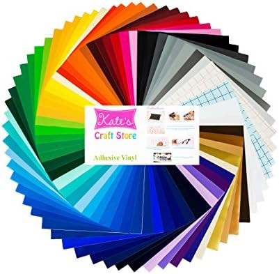 63 Colors Oracal 651 Permanent Outdoor Adhesive Vinyl Sampler Pack | Amazon (US)