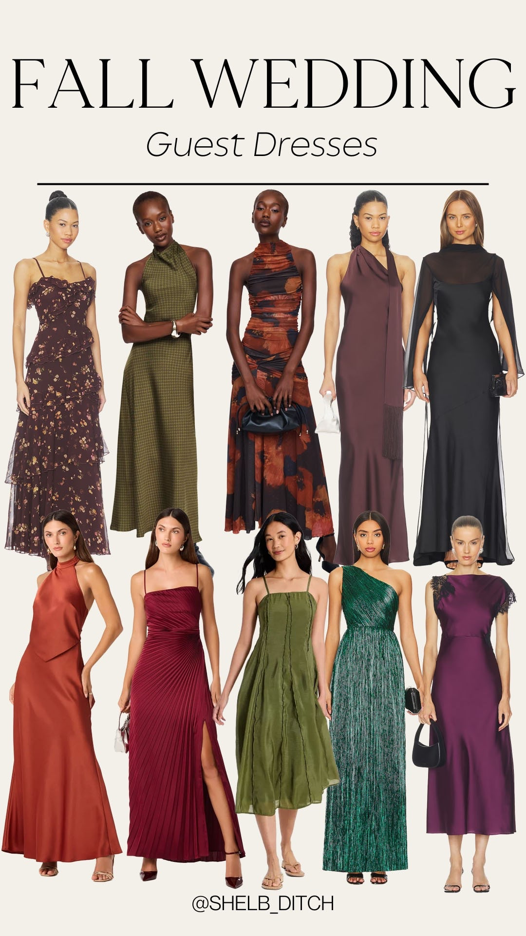 Fall wedding guest dresses. What to wear to a fall wedding. Fall event dress. Floral wedding guest dresses. Fall black tie wedding guest dress.

#LTKSeasonal #LTKWedding #LTKgrwm