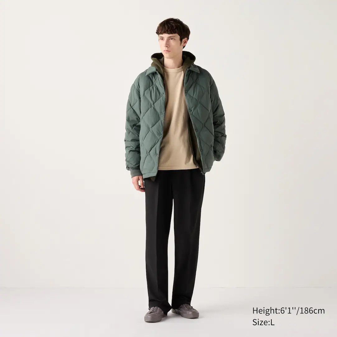 Pleated Wide Trousers (Long) | UNIQLO (UK)