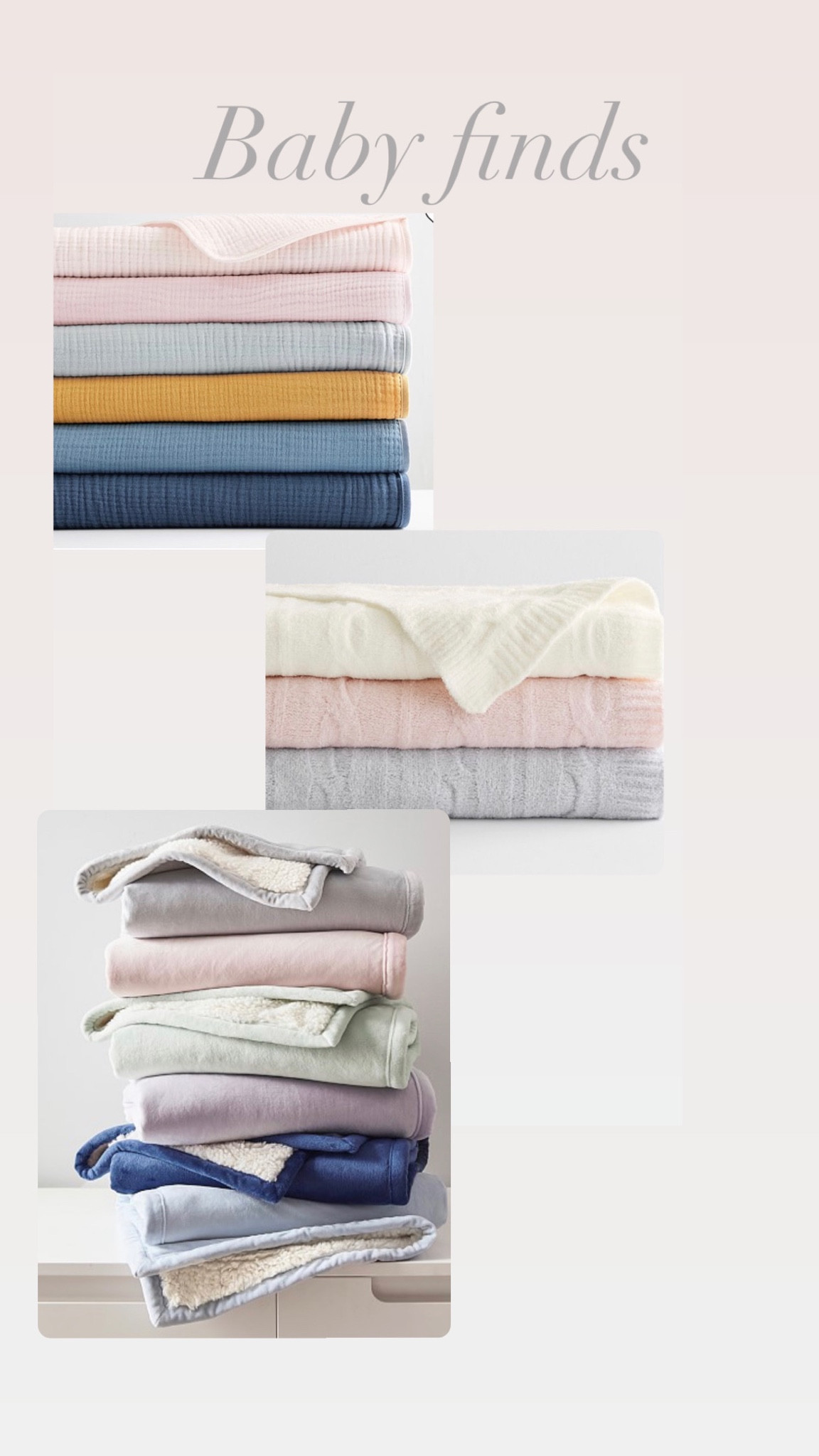 Pottery Barn Baby blankets on sale! 

#LTKbump #LTKbaby #LTKunder50