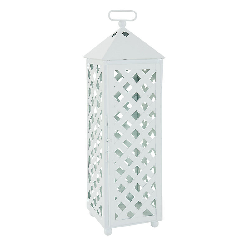 Prospect Lantern - White Small - Ballard Designs | Ballard Designs, Inc.