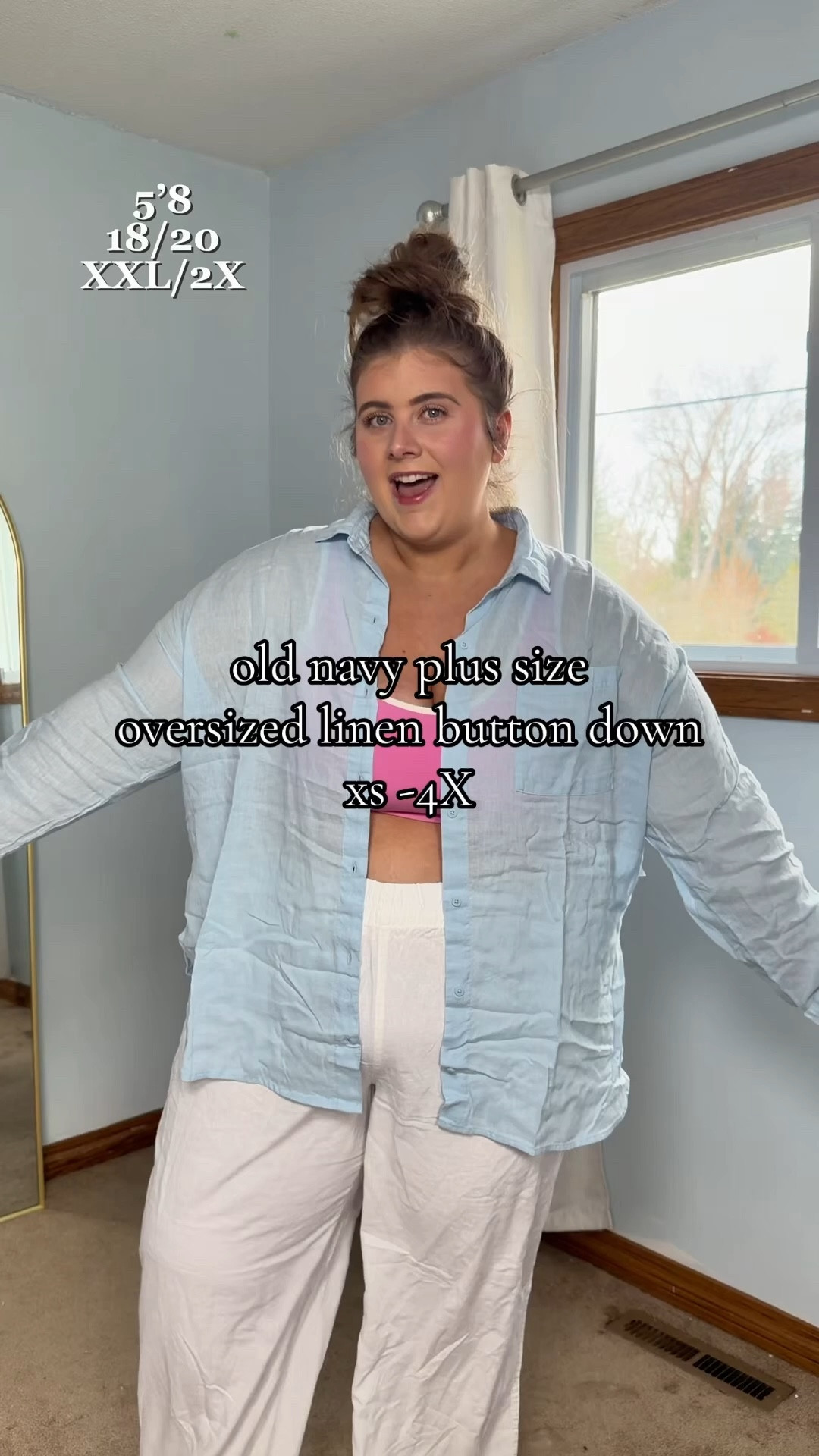 The perfect oversized linen button down 🤍
Lightweight, breathable, and so easy to style for summer—wear it open, buttoned, or as a beach coverup. Wearing size 2X!

#LTKPlusSize #LTKSaleAlert #LTKootd