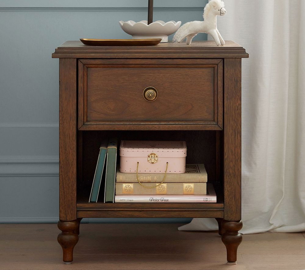 Chris Loves Julia Turned Wood Nightstand (20") | Pottery Barn Kids