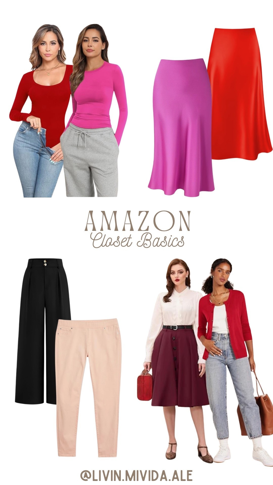 Closet basics 🙌

#amazon #closetessentials #women

#LTKValentine #LTKootd #LTKSeasonal