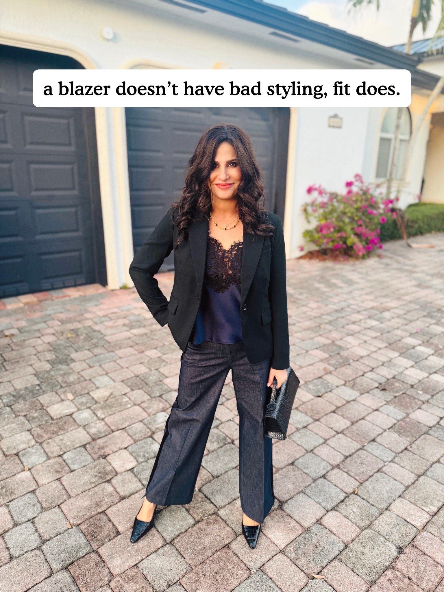 Such a great look . Blazer size 6 , cami sm , pants 00p . #styleinspo #workinspo #howtowear 

#LTKOver40 #LTKPetite #LTKSaleAlert