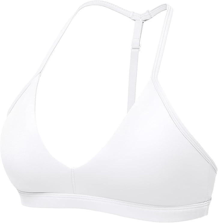 YEOREO Sports Bras for Women Strappy Padded Halter Ericie Open Back Light Impact Deep V Neck Yoga... | Amazon (US)