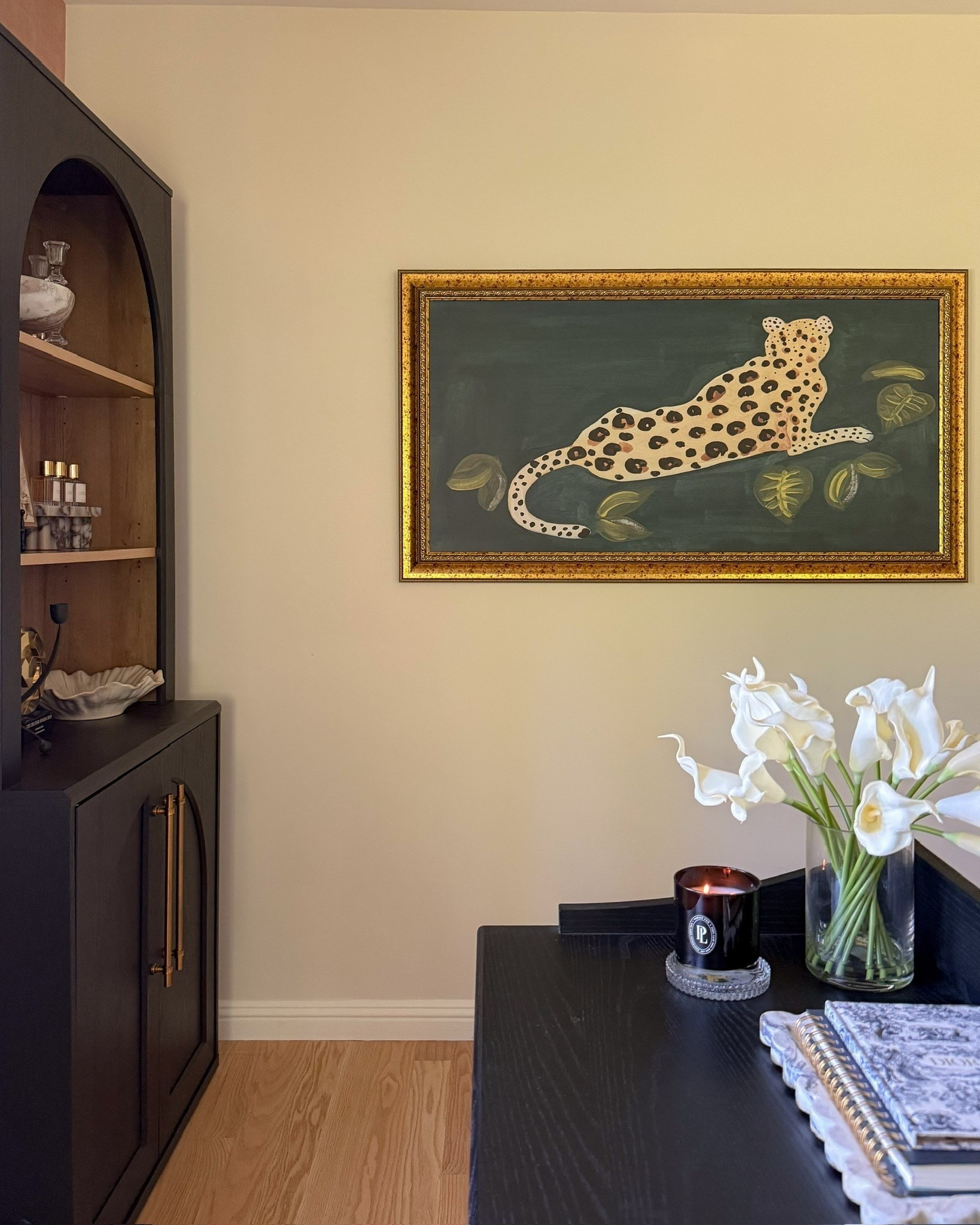 Wayfair wall art in my office! Love this leopard piece 🐆🖼️

#LTKHome #LTKdayinmylife