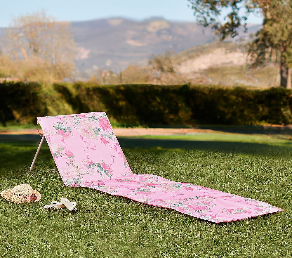 LoveShackFancy Cabbage Rose Beach Lounger | Pottery Barn Kids