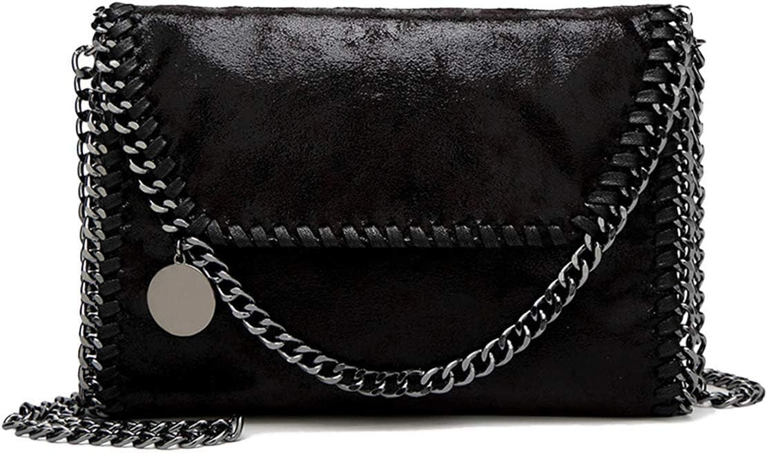 Crossbody Bags for Women Designer Handbags for Women Black Clutch Chain Crossbody Purse Women's S... | Amazon (US)