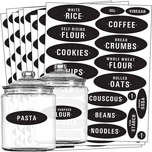 Talented Kitchen 158 Chalkboard Pantry Labels –158 Kitchen Pantry Names – Food Label Sticker,... | Amazon (US)
