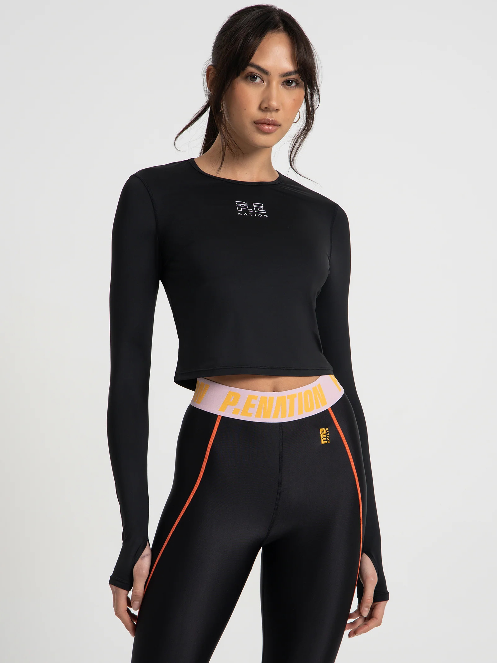 Pe Nation - Dedication Long Sleeve Top in Black | Glue Store (Australia & NZ)