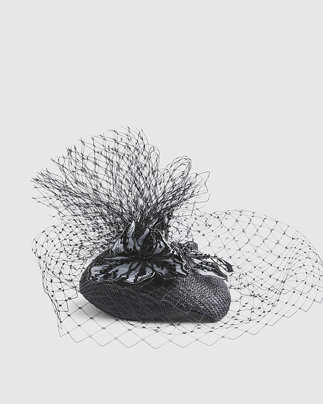 Black Premium Natascha 3D Flower Fascinator | River Island UK & IE