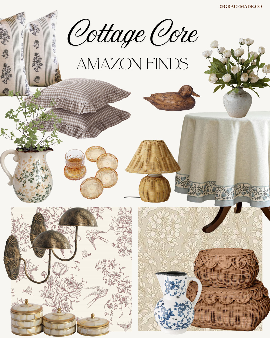 Amazon cottage core home finds 

 #LTKHome