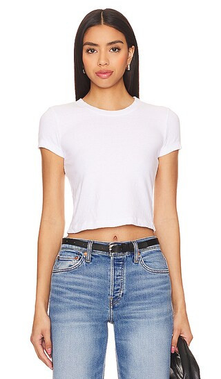 James Perse Short Sleeve Tee in White. - size 2/M | Revolve Clothing (Global)