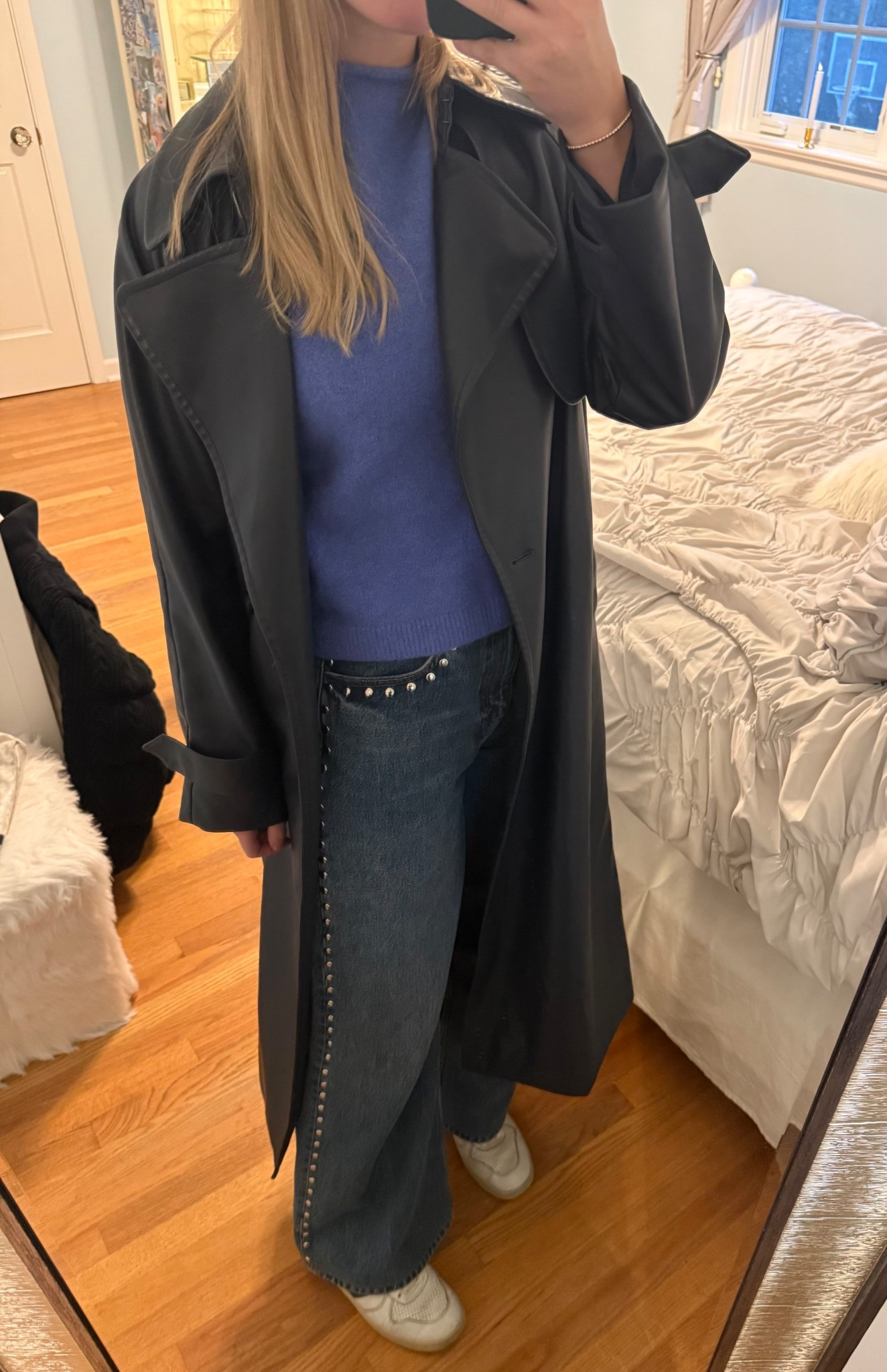 🤘🏻

Reformation jeans
Reformation denim
High waisted jeans
Wide leg jeans
Embellished jeans
Studded jeans
Statement jeans
Fun pants
Blue sweater
Bubble sweater
Jcrew sweater
Blue cardigan
Veja sneakers
Spring outfit
Spring style
Fall outfit
Fall style
Winter outfit
Winter style
Weekend outfit
Cute casual outfit
Dinner outfit
Drink outfit
Jason Wu x RTR Navy Faux Leather Trench Coat
Rent the runway
Jason wu coat
Navy coat
Trench coat
Long coat
Leather coat
Leather trench coat
Blue trench coat
Navy trench coat
Blue leather coat
Fall jacket
Fall coat
Winter jacket
Winter coat

#LTKootd