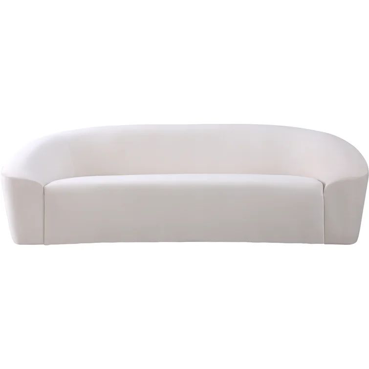 Brae 91'' Velvet Curved Sofa | Wayfair North America