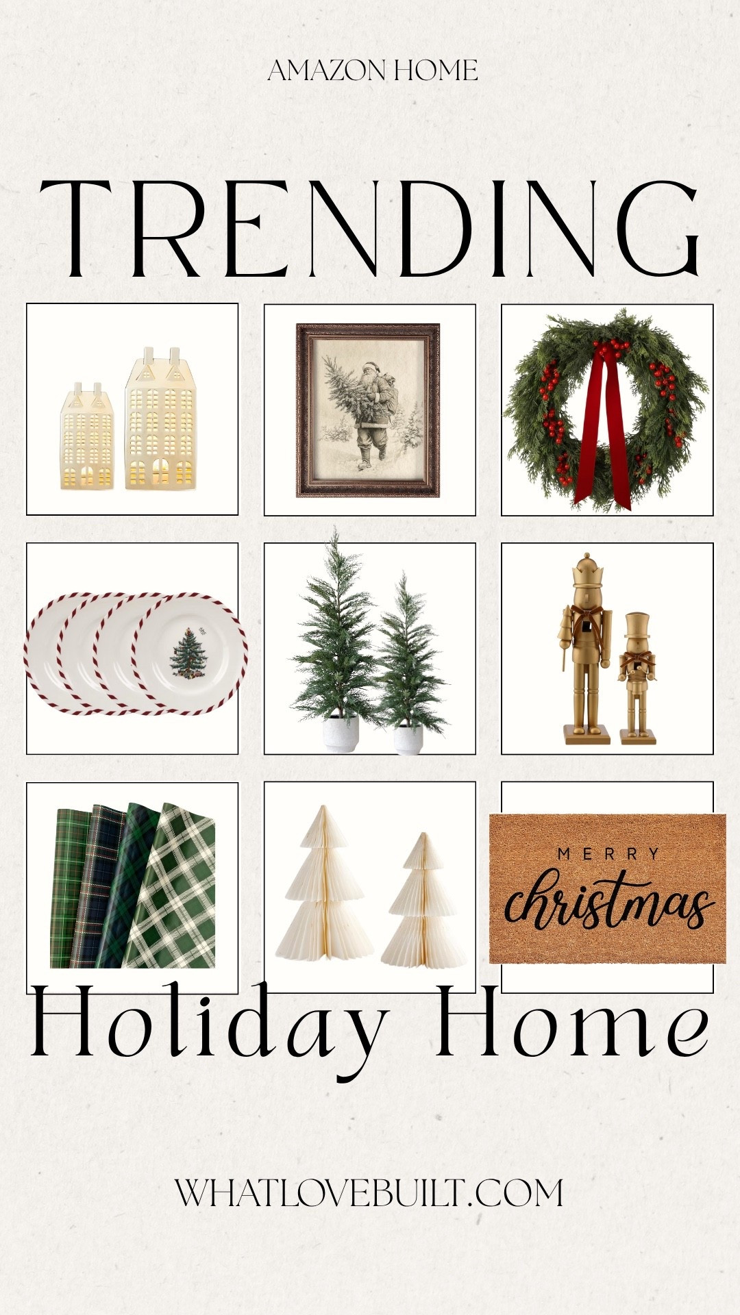 Trending Holiday Home Decor 🌲✨

#holiday #home #homedecor #decor #modernhome #christmas #christmasdecor

#LTKHome #LTKHoliday #LTKStyleTip