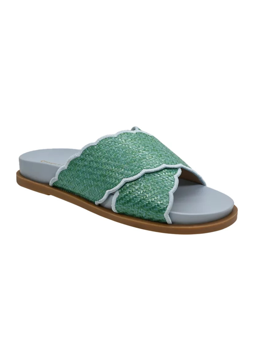 Clara Scalloped Footbed Sandals | Belk