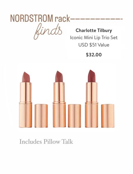 Charlotte Tilbury lipstick 
Pillow Talk 

#LTKsalealert #LTKunder50 #LTKbeauty