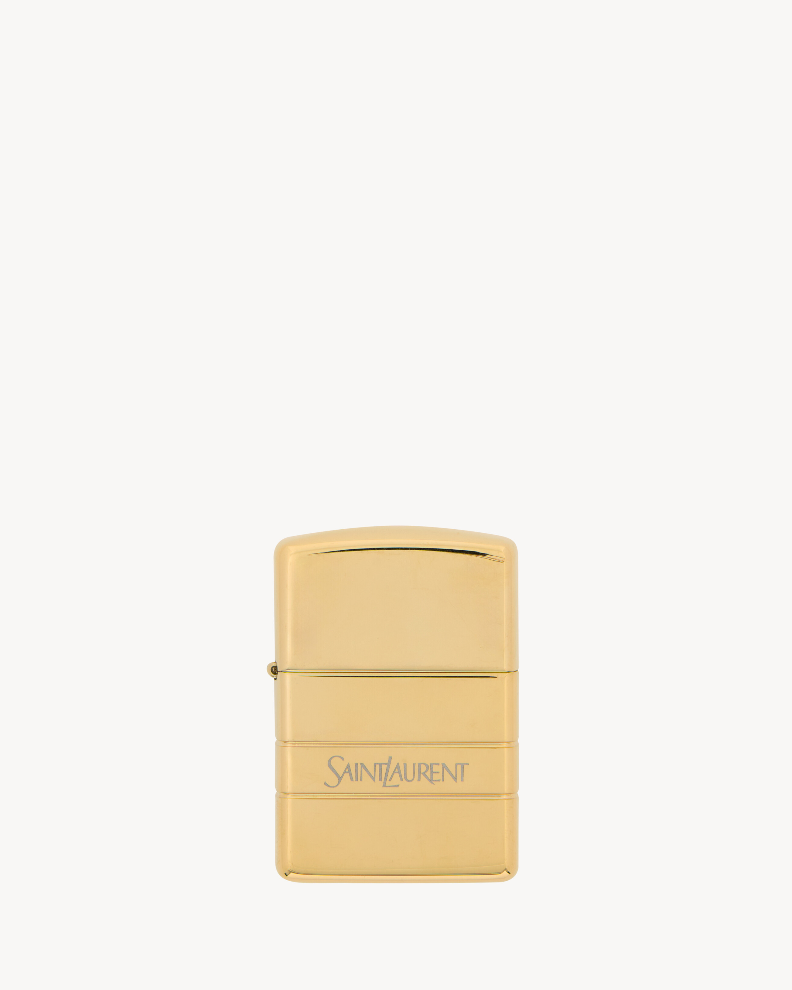 WINDPROOF LIGHTER ADORNED WITH THE SAINT LAURENT SIGNATURE MADE IN COLLABORATION WITH ZIPPO. | Saint Laurent Inc. (Global)