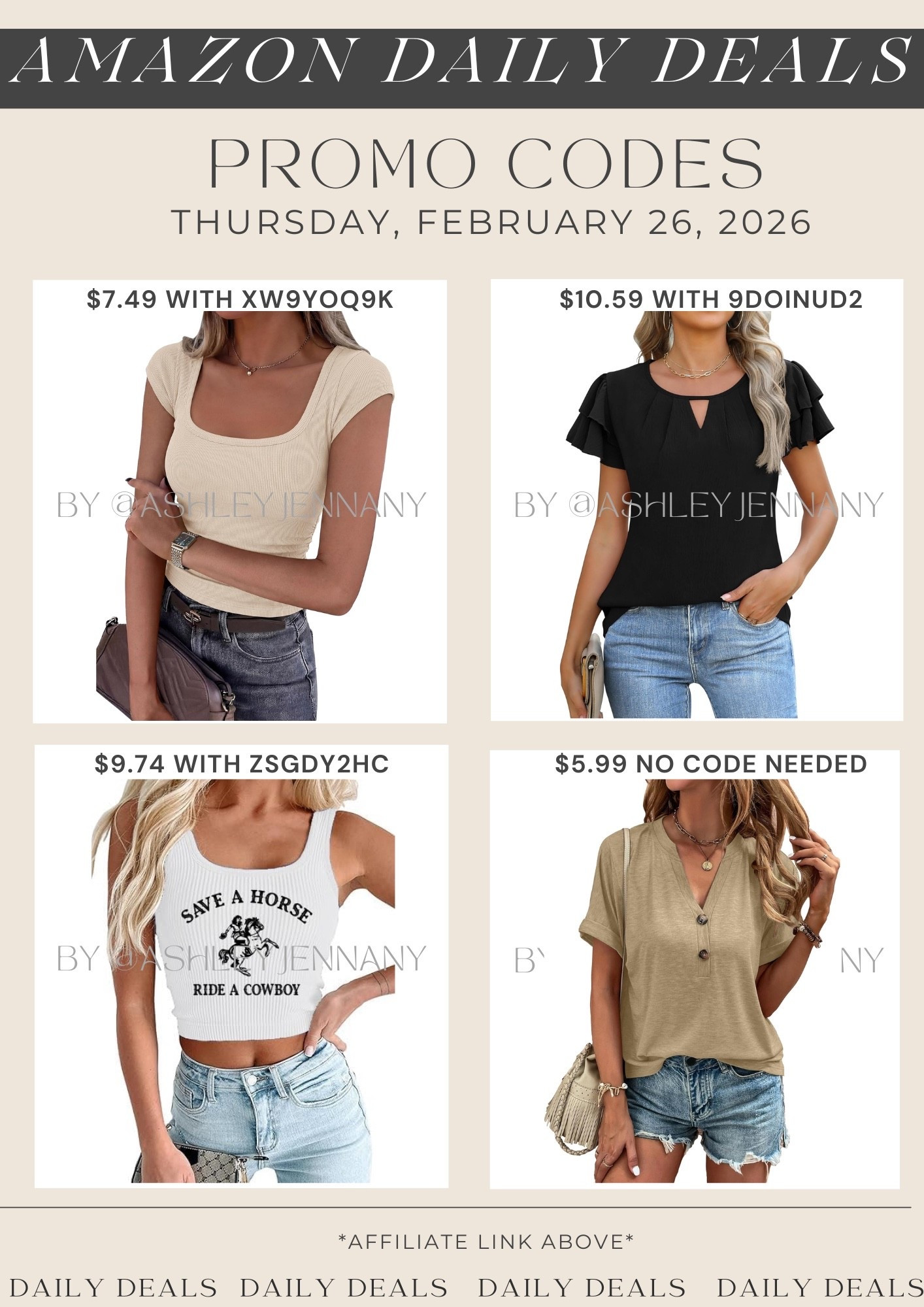 Amazon fashion deals 

#LTKMidsize #LTKSaleAlert