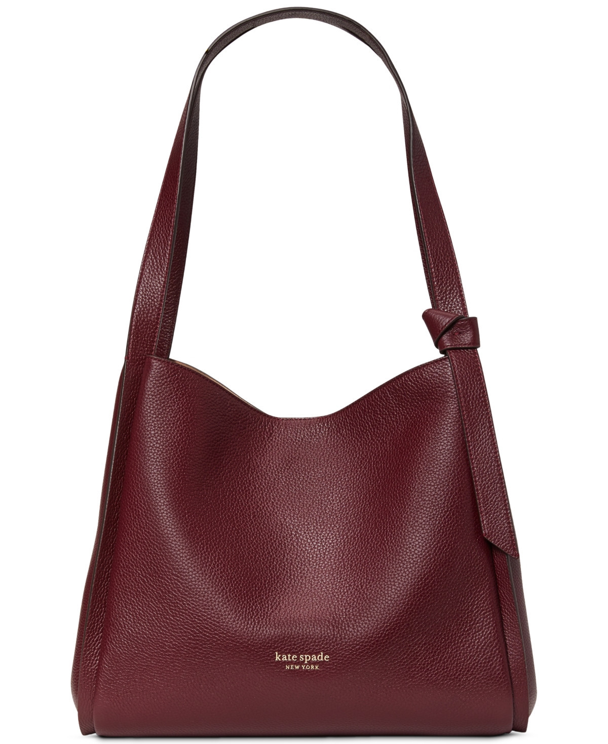 Kate Spade New York Knott Pebbled Leather Large Shoulder Bag | Macys (US)