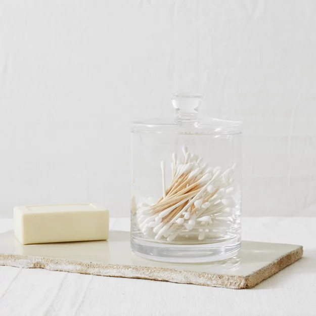 Tall Glass Storage Jar | The White Company (UK)