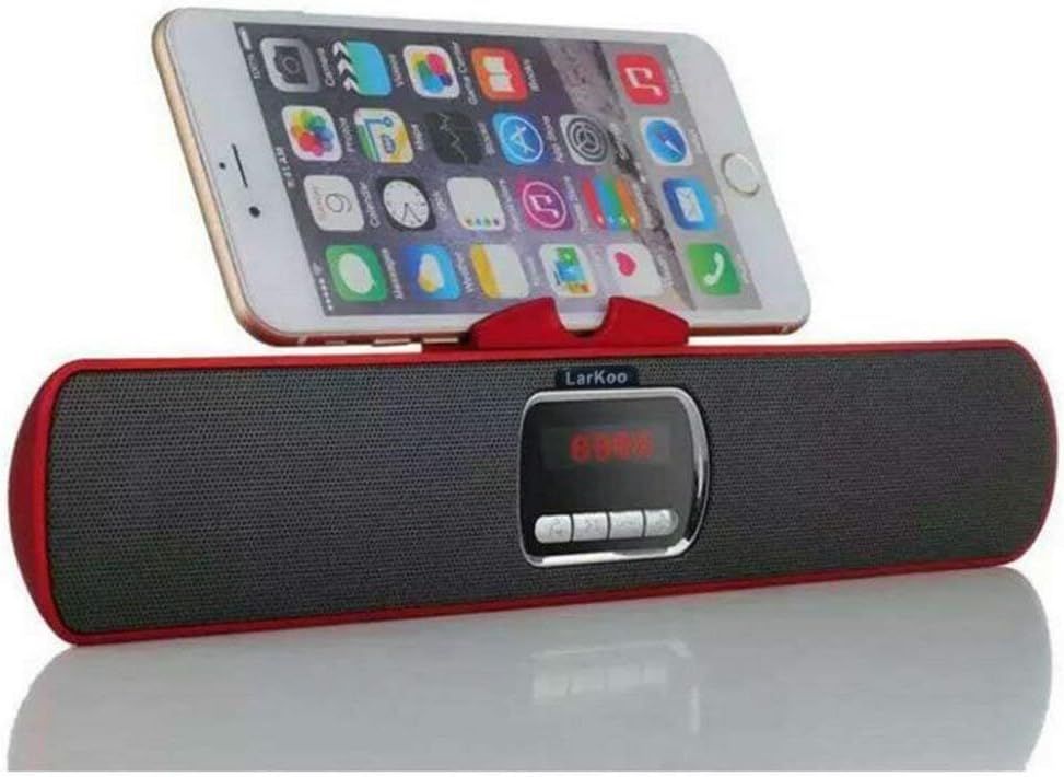 LarKoo Ultra Portable Wireles Rechargeable Handsfree Bracket Bluetooth Speaker Stereo System Phon... | Amazon (US)