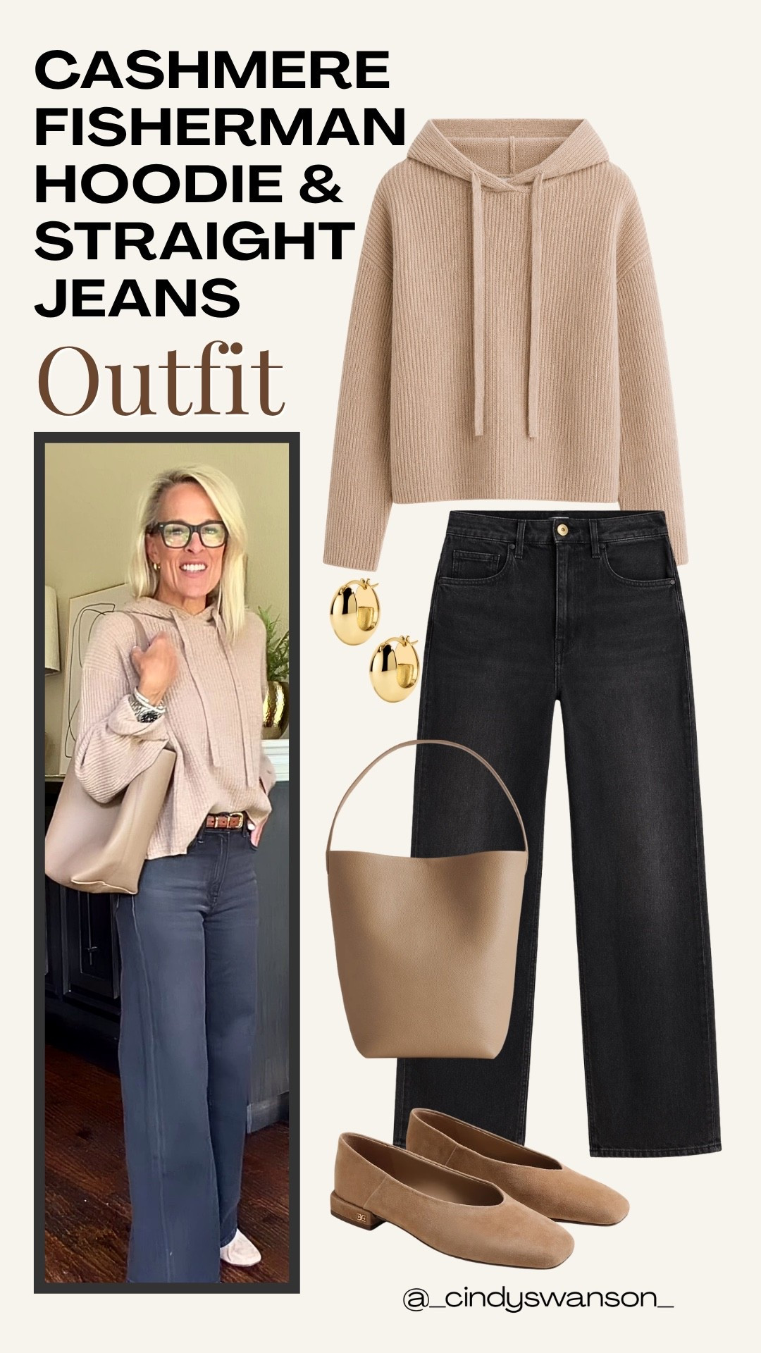This cashmere fisherman hoodie is such an easy way to make everyday denim feel a little more polished. I love the soft neutral color with straight-leg jeans and simple suede flats for an effortless, timeless look.

💡 LTK MADE EASY
❤️ Heart = Support my posts!
🔖 Save = Get sale & restock alerts
📋 Lists = Keep favorites organized
📲 Share = Send lists and products to a friend. Hello, Christmas List!
💬 Comment = Ask me anything about what I’m wearing.:-)

#LTKootd #LTKSeasonal #LTKOver40