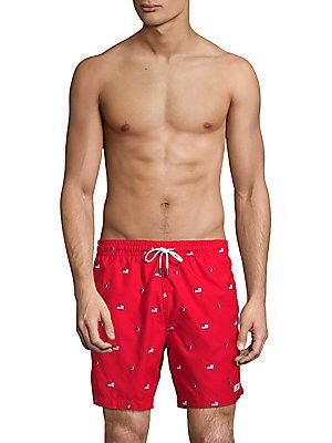 Trunks Surf + SwimCuts Premium American Flag Swim TrunksColor - RedSize - Size GuideSMLXLXXLUSD$6... | Saks Fifth Avenue OFF 5TH