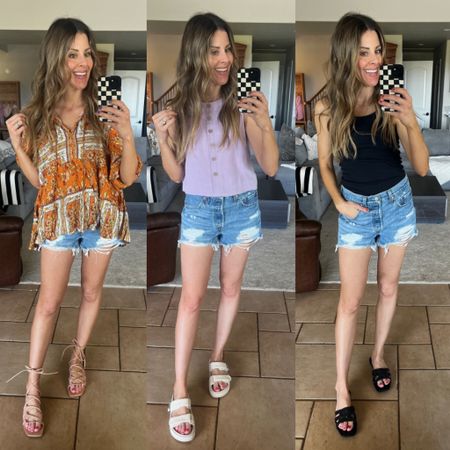 Styling my fave shorts of the summer 6 ways! Which look is your fave?? Comment YES PLEASE to shop!
.
.
.
Levi’s shorts, Levi’s shorts outfits, summer outfits casual summer looks 
.
.

#springfashion #casualspringootd #casualspringoutfit  
#amazonfashion #founditonamazon #amazonoutfit #amazonhaul #amazonfaves

Follow my shop @happilynataliexo on the @shop.LTK app to shop this post and get my exclusive app-only content!

#liketkit 
@shop.ltk
https://liketk.it/4GyZU