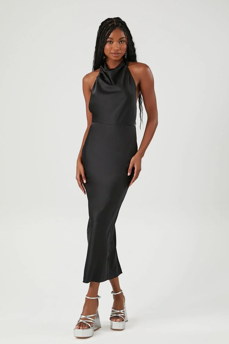 Cowl Halter Midi Dress | Forever 21 (US)