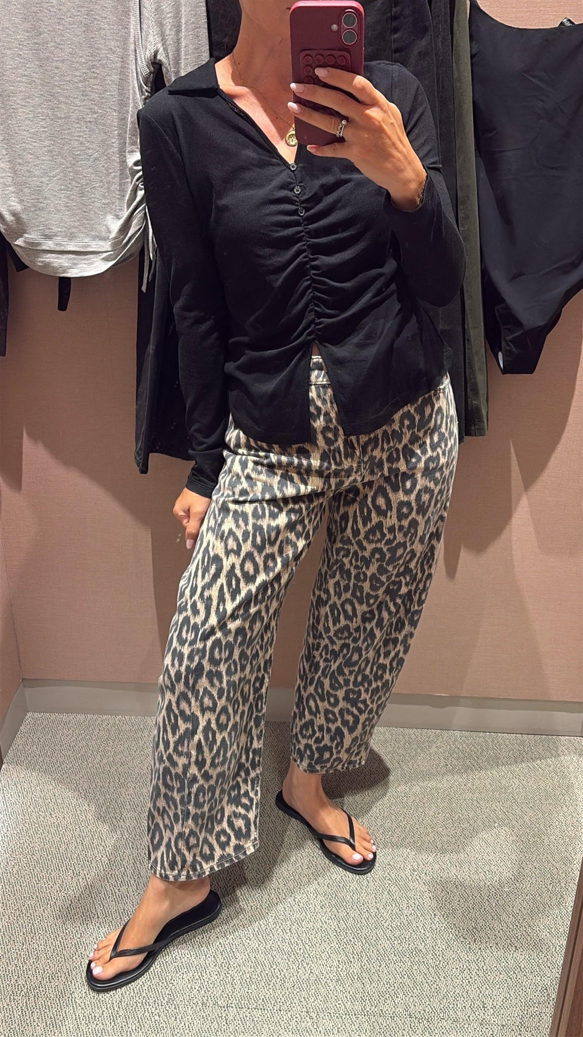 Leopard jeans 

Short to wear with flats
Regular to wear with boots

#LTKuk #LTKautumn #LTKjeans