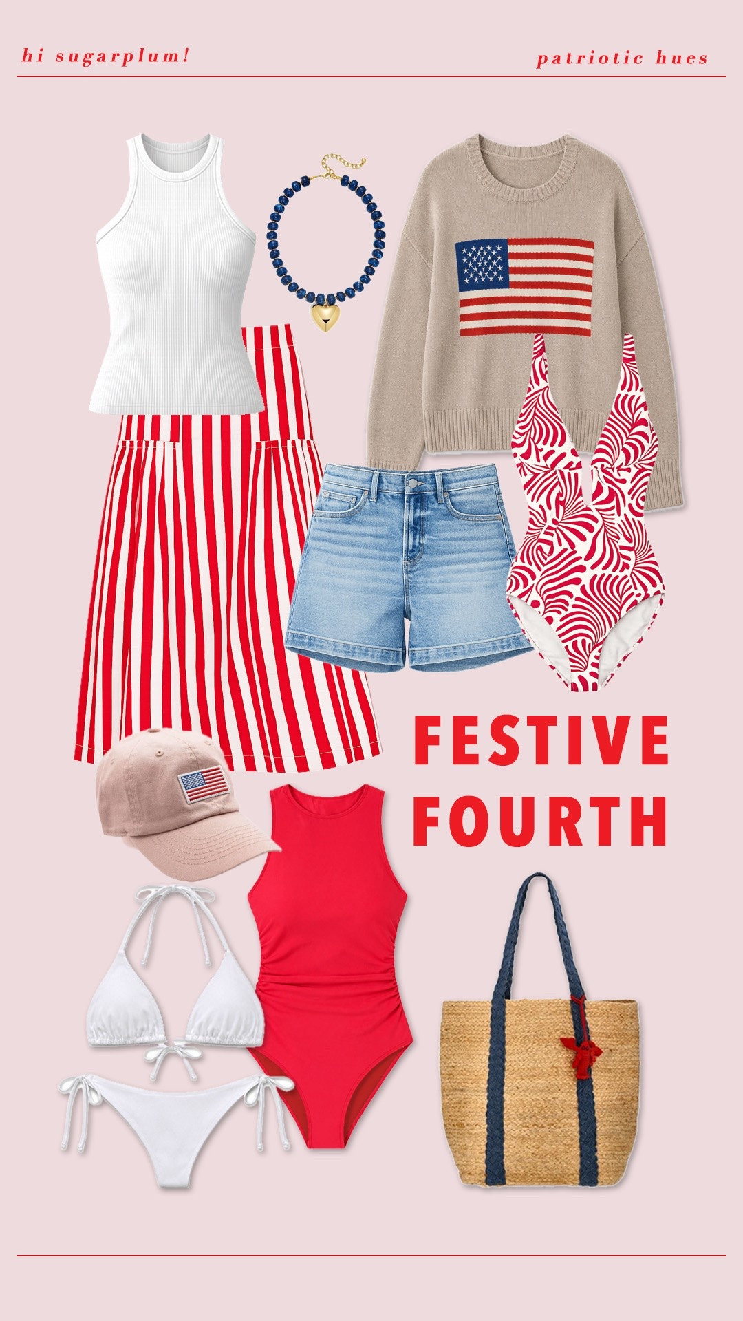 Festive Fourth | Hi Sugarplum!

#LTKootd #LTKOver40 #LTKSeasonal