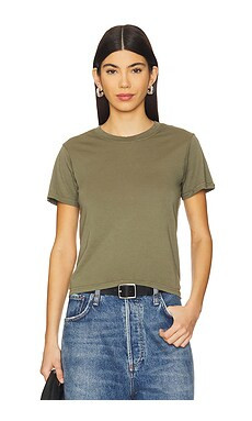 Michael Lauren Darth Perfect Fitted Tee in Green Tea from Revolve.com | Revolve Clothing (Global)