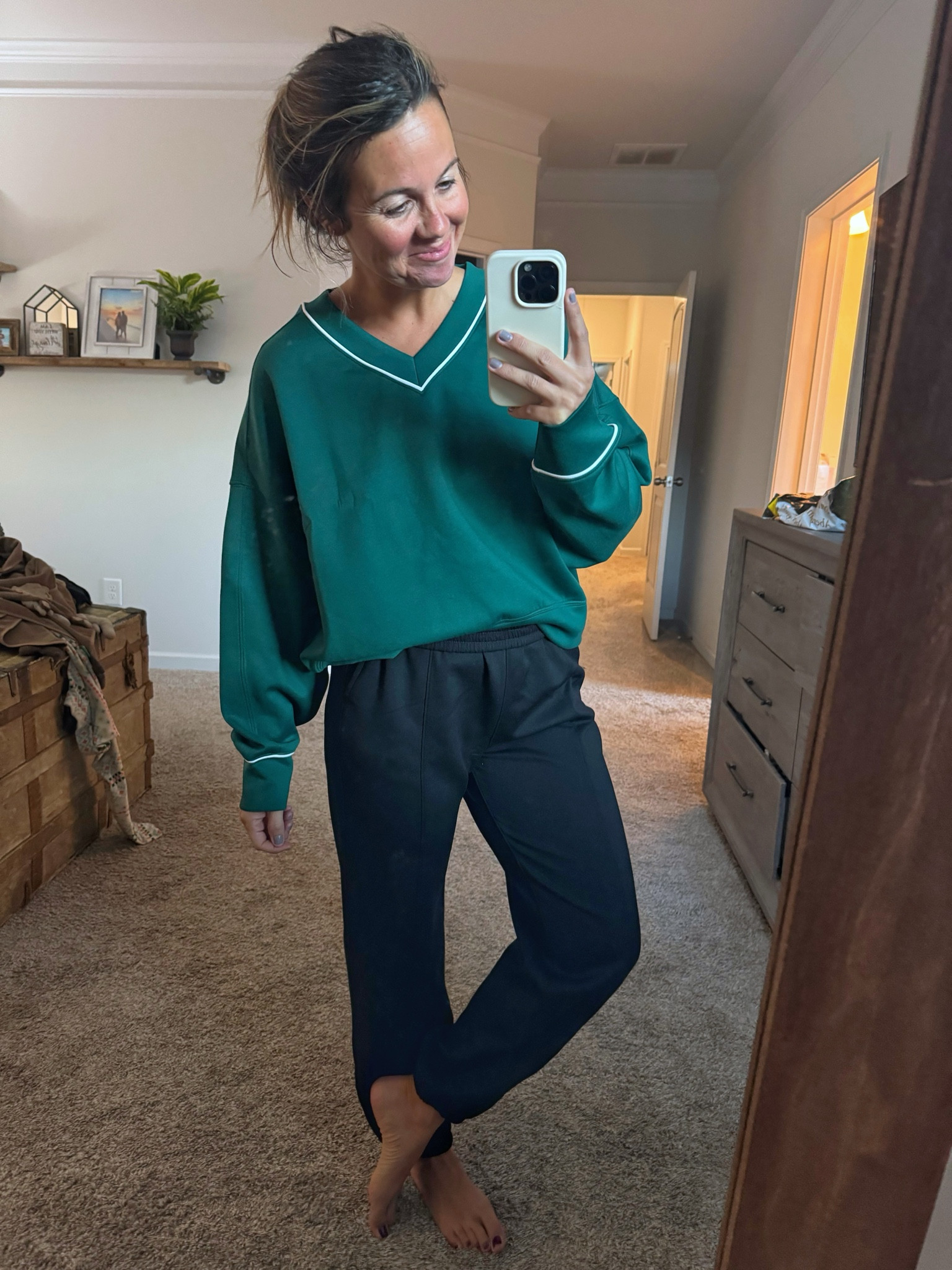 YPB set. neoknit sweatpants and pullover. Size medium in both  

#LTKStyleTip #LTKActive #LTKSeasonal