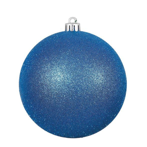 Vickerman 2.4"/24ct Glitter Ball Ornament Blue | Target