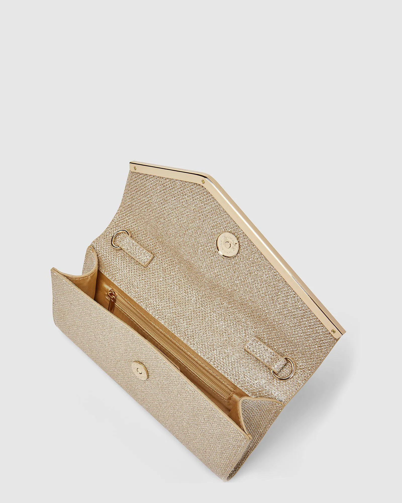 ADELANTO GOLD Clutch | Novo Shoes